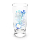 綾錦工房 りこりすの三味線 -雪月花-【月下美人】 Long Sized Water Glass :front