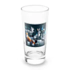 Animal_hero-457_AsukaYamamotoの未来をイメージさせるアニマルたち🐾✨ Long Sized Water Glass :front