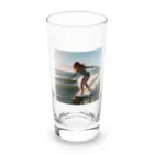 NOAのサーフィン美女 Long Sized Water Glass :front