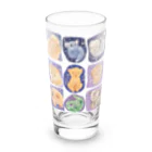 ☆☆☆のキュートな干支 Long Sized Water Glass :front