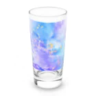 Mafuyuの手描きアートのルミナス手描き水彩画アート Long Sized Water Glass :front