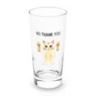 Akari_358のノーサンキューねこ Long Sized Water Glass :front