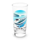 チェリモヤの新幹線 水辺の旅 01 Long Sized Water Glass :front