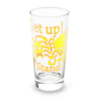 『NG （Niche・Gate）』ニッチゲート-- IN SUZURIのGet up! Stand up!（黄色） Long Sized Water Glass :front