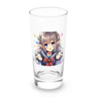 aaammmamのエルフ　美少女　セーラー服　アイドル Long Sized Water Glass :front