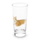 Me_canのゴロリンみかんちゃん Long Sized Water Glass :front