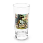 OTIRUBUTUBUTUの恐竜せんそう Long Sized Water Glass :front