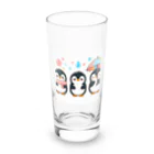 柴犬しばわんこhana873の可愛いペンギントリオ Long Sized Water Glass :front