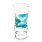 hana2ginの Almost Transparent Blue. Long Sized Water Glass :front