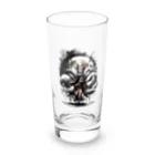 蝋燭の月と妖狐 Long Sized Water Glass :front