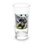 Panda Art Galleryのラグビーパンダ ロンググラス前面