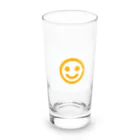 Golden-Cat358の可愛い笑顔 幸せ 平和 Long Sized Water Glass :front