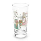 猫のきぬくんのお店のミルちゃん　ローズガーデンツアー Long Sized Water Glass :front