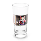 Lake Houseの三毛猫のグッズ Long Sized Water Glass :front