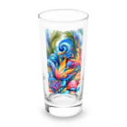 華の夏遊び Long Sized Water Glass :front