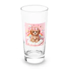 Golovekobe♡❤️のキュートなプーちゃん Long Sized Water Glass :front