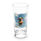 pezupezuの空飛ぶワンダフル犬 Long Sized Water Glass :front