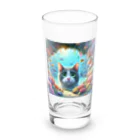 ことぶき　358の珊瑚に癒される猫 Long Sized Water Glass :front