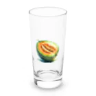 eri_sakuの夏の果実　メロン(白文字) Long Sized Water Glass :front