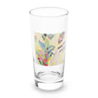 魚好きあつまれ！#かまととちゃん　#かまぼこママの海の花　カイフラワー Long Sized Water Glass :front