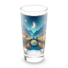 Rパンダ屋の「冬風景グッズ」 Long Sized Water Glass :front