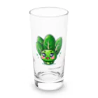 「キュートなアズキとマメタのワンダフル・ドリームランド」の小松菜ちゃん Long Sized Water Glass :front