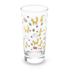 maru-marumochiの森の動物柄 Long Sized Water Glass :front