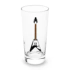 電気鉛筆工房のVギター（縦） Long Sized Water Glass :front