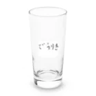 たきの手書きショップの富士山の案内人と荷物お届け人ごうりきシャツ Long Sized Water Glass :front