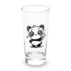 YSDNのかわいいパンダ Long Sized Water Glass :front