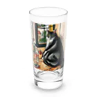 Ppit8のまったり猫 Long Sized Water Glass :front