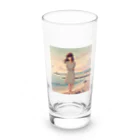 inuneko2004の海辺の女の子 Long Sized Water Glass :front