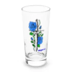 micyorina shopのmicyorina logo 『Blue』 Long Sized Water Glass :front