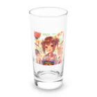 yukatagirlsの縁日で、浴衣でニッコリ Long Sized Water Glass :front