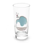 ぴー助（さいとうぴー）のトケナイカキゴオリ～チョコミント～ Long Sized Water Glass :front