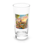 Colorfulのパリの街 Long Sized Water Glass :front