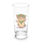 ハワイライフのアロハねこ Long Sized Water Glass :front