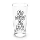 TSUBASAのNO BEER NO LIFE #01 Long Sized Water Glass :front