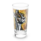 Ppit8の野生の猫 Long Sized Water Glass :front