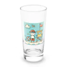 海の幸のライフガード Long Sized Water Glass :front