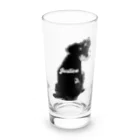 jastice1037の見返り犬ジャスティス Long Sized Water Glass :front