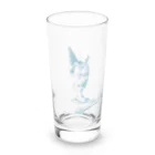 Pafe_Maisonの喫茶店のパフェ（水色の） Long Sized Water Glass :front