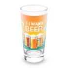 山田綾の夏到来ビールグッズ！Beerで皆で盛り上がろう！ Long Sized Water Glass :front