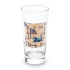 ネコの店のすばしっこい猫 Long Sized Water Glass :front