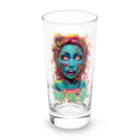 NeuralWearDesignsのNeon Nightmare: A Colorful Horror Experience Long Sized Water Glass :front