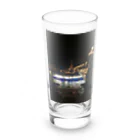 nightwalkerのパリ、夜のセーヌ川 Long Sized Water Glass :front