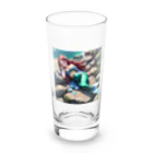 ぴよぴよショップの人魚姫のお昼寝 Long Sized Water Glass :front