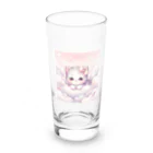 Snow-peaceの「雲の中のふわふわ子猫」 Long Sized Water Glass :front