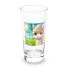 DQ9 TENSIのアニメ風アルパカ Long Sized Water Glass :front