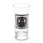 ３月ドラゴンのクマ紳士Ａ Long Sized Water Glass :front